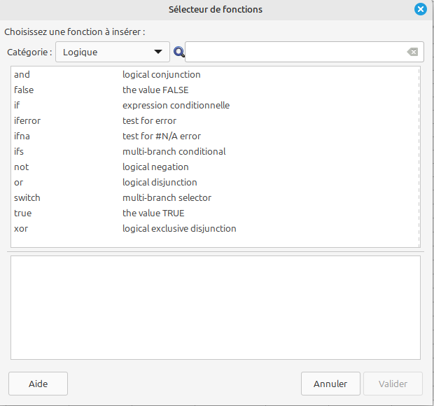 fonctions